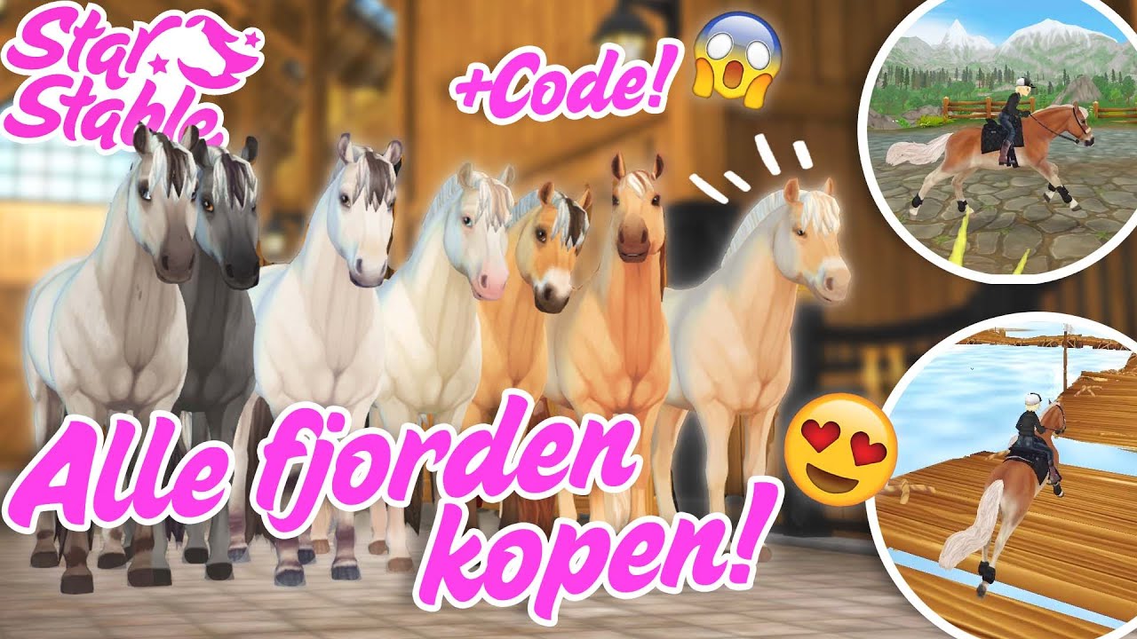 MEGA VEEL PAARDEN KOPEN, NIEUWE CODE & NIEUWE CHAMP | Starstable online | wolfxjessy