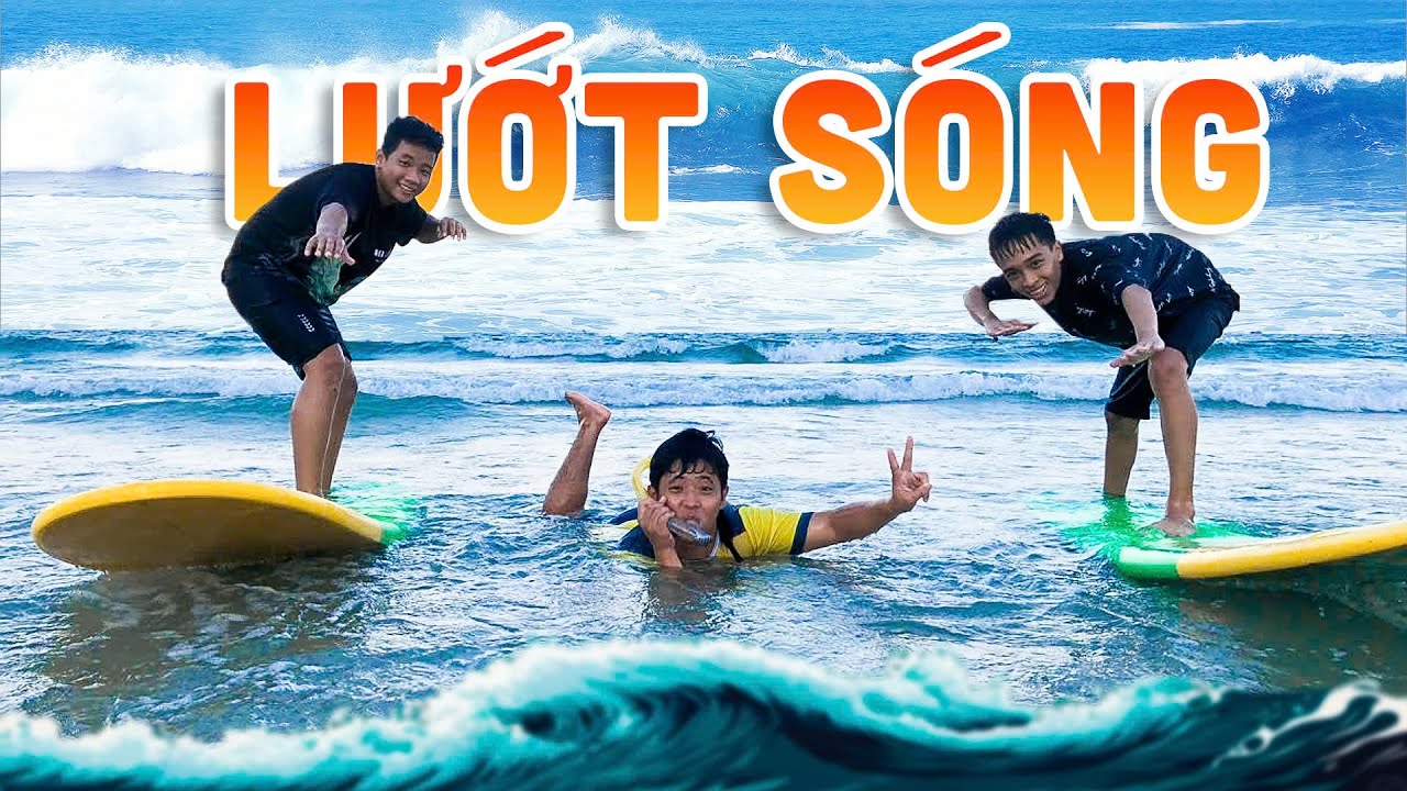 Ngáo TV/ Thử thách Lướt Ván ở Bãi Dài biển Nha Trang