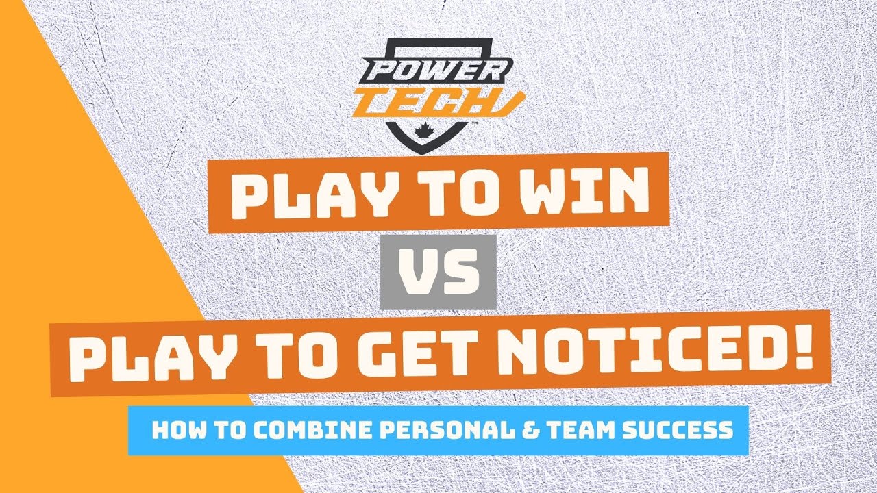 Playing to WIN vs. Playing to GET NOTICED | Hockey player performance motivations