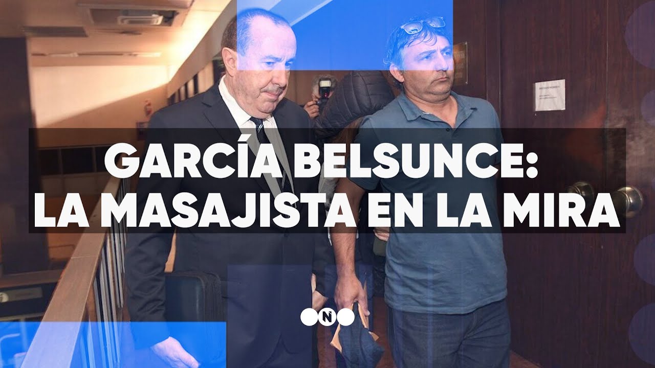 GARCÍA BELSUNCE: la MASAJISTA en la MIRA - Telefe Noticias