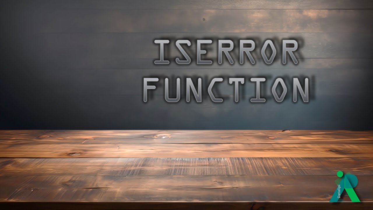 ISERROR formula's use in Excel (How to use ISERROR)
