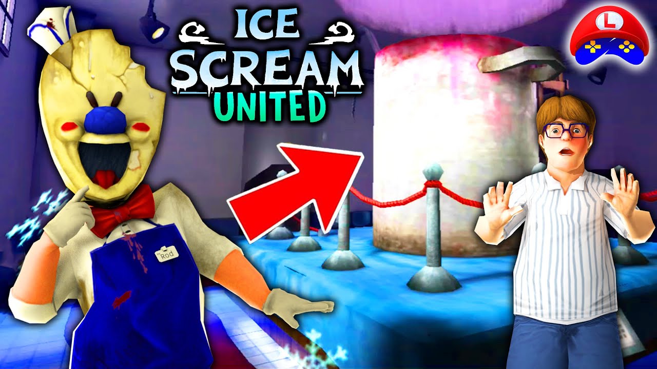Ice Scream United - ВНУТРИ ГИГАНТСКОГО МОРОЖЕНОГО СЕКРЕТНОЙ КОМНАТЫ 🍦