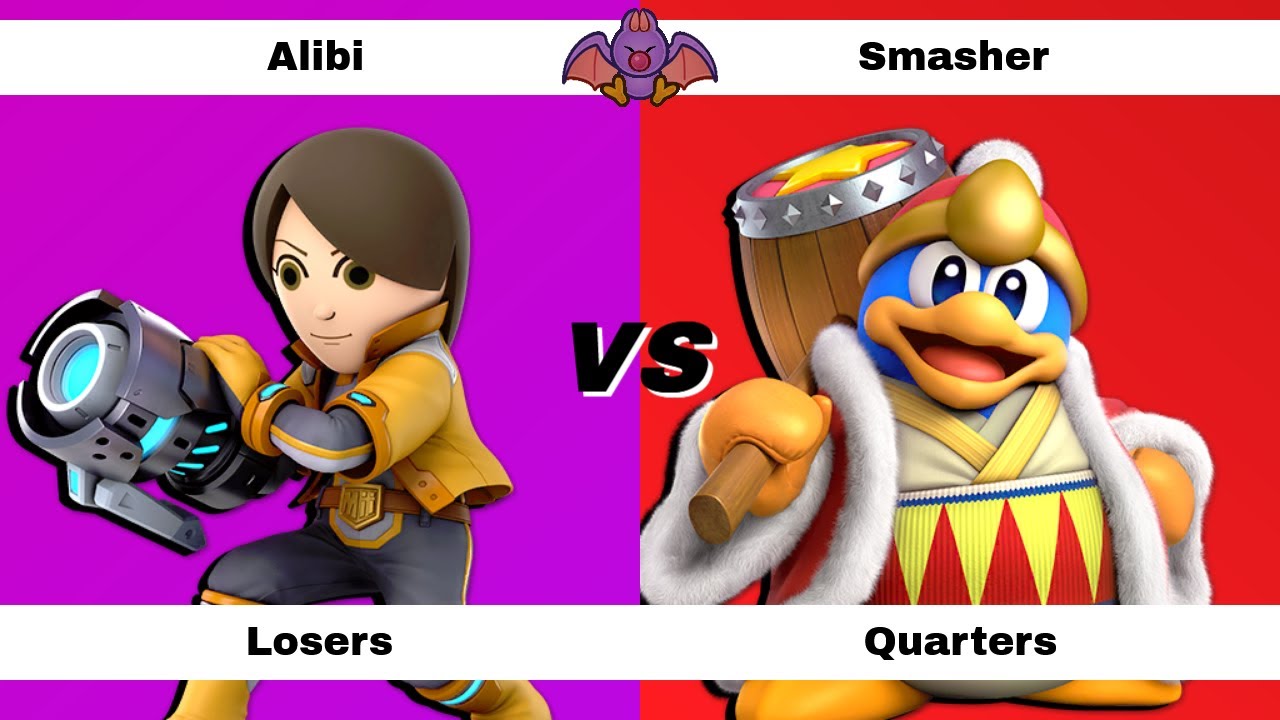 Super Showdown Square 1 | Alibi (Mii Gunner) vs Smasher (King Dedede) - Losers Quarters