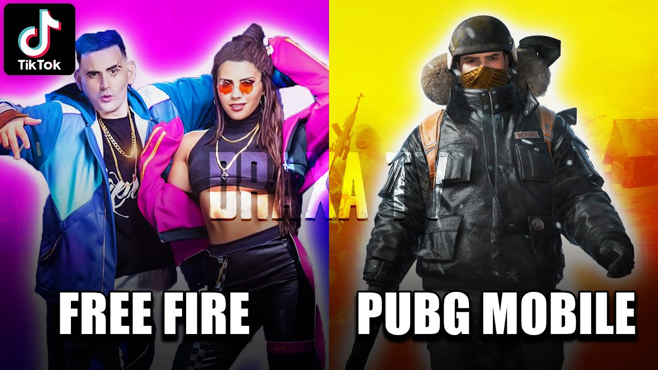 Tik Tok Free Fire Vs PUBG | Tik Tok Free Fire | Tik Tok PUBG #93