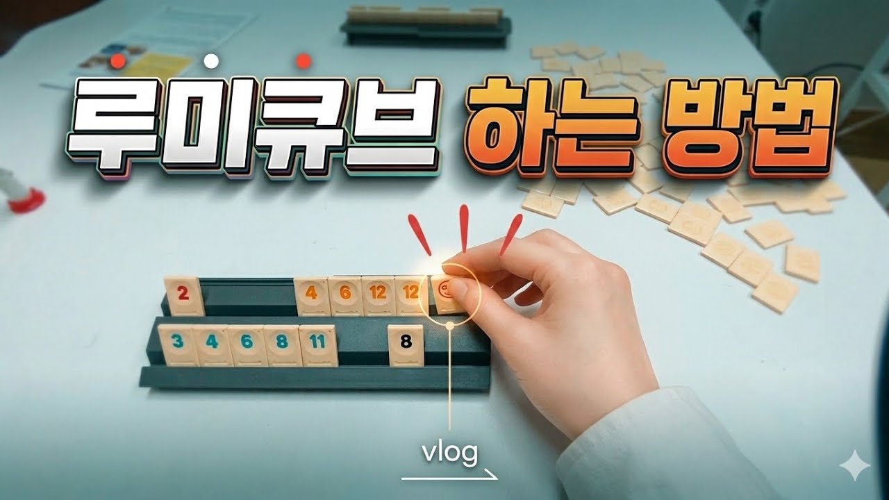 보드게임 루미큐브하는 방법