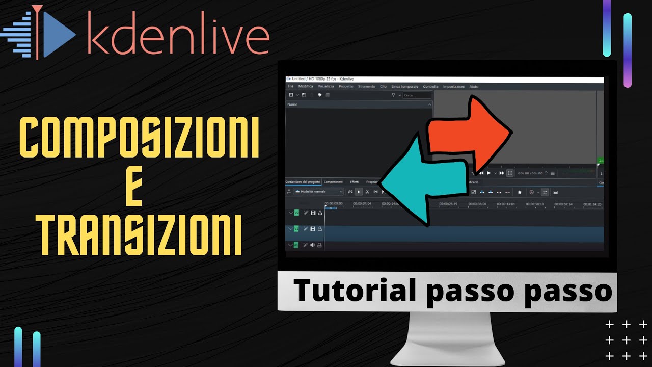 Composizioni e transizioni in KDEnlive