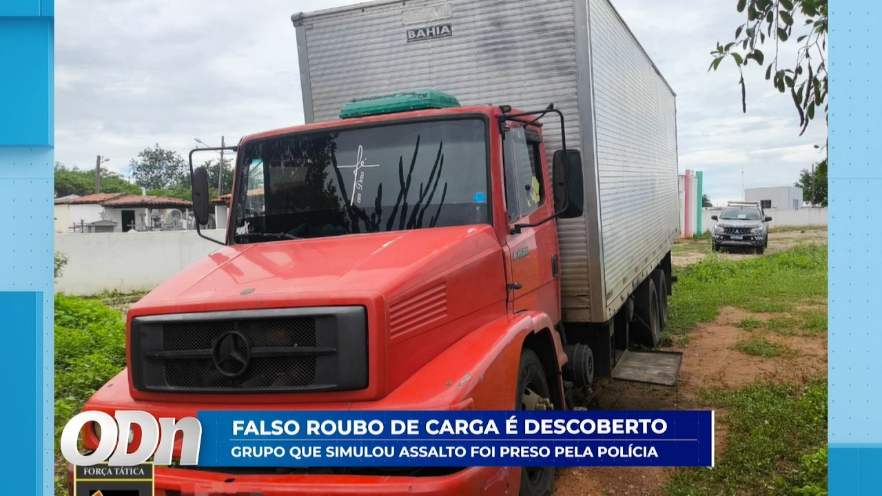 Falso roubo de carga é descoberto: Grupo que simulou assalto foi preso pela polícia 06 03 2026