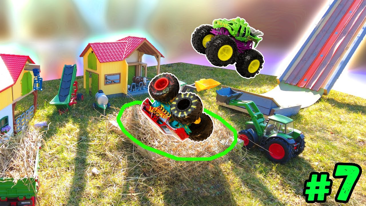 Competition #7: CHAMPIONSHIP '25 Hot Wheels MONSTER TRUCK Racing Farm Tractor Race Battle