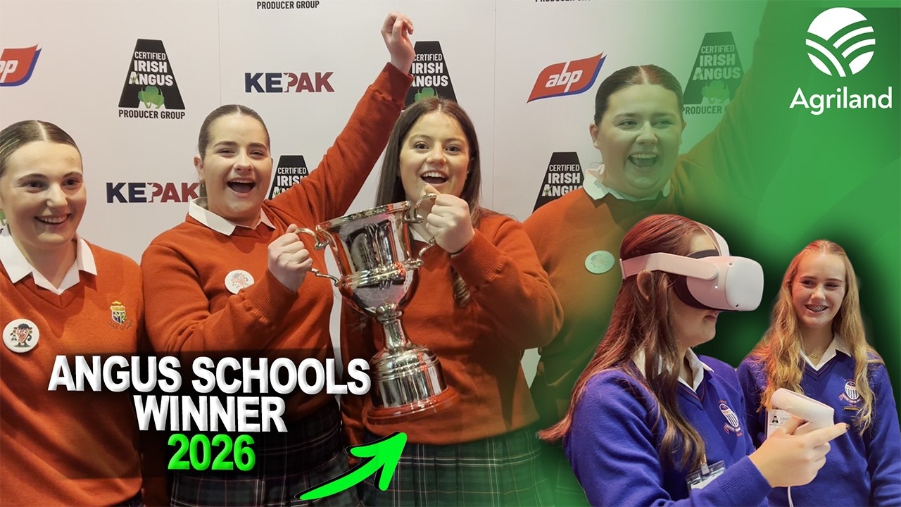 Winners of the 2026 Certified Irish Angus Schools Competition