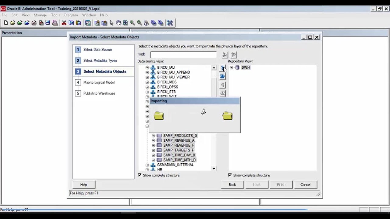 Oracle BI | OBIEE | RPD | Physical Layer | Practice