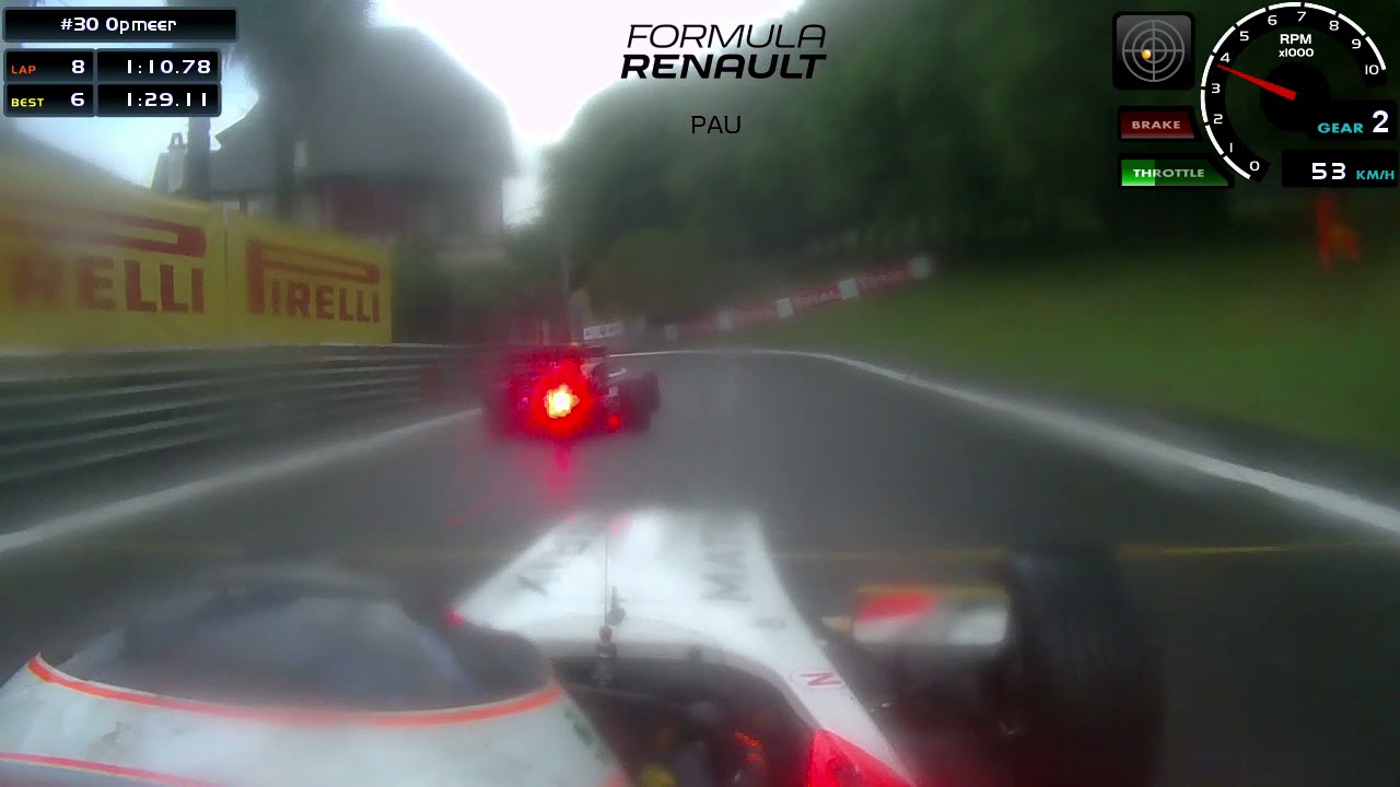 Jarno Opmeer Pau Rain Crash
