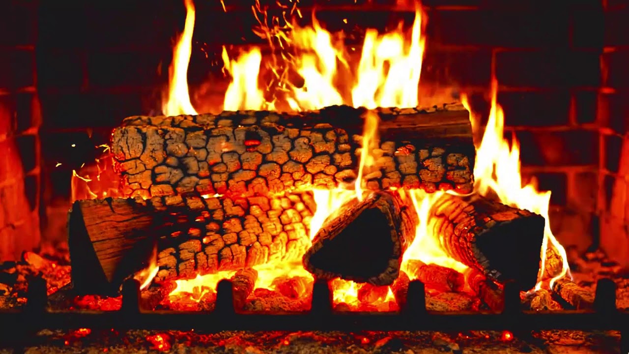 This Cozy Fireplace Will Melt Your Stress Away 🔥 Relaxing Fire Sounds