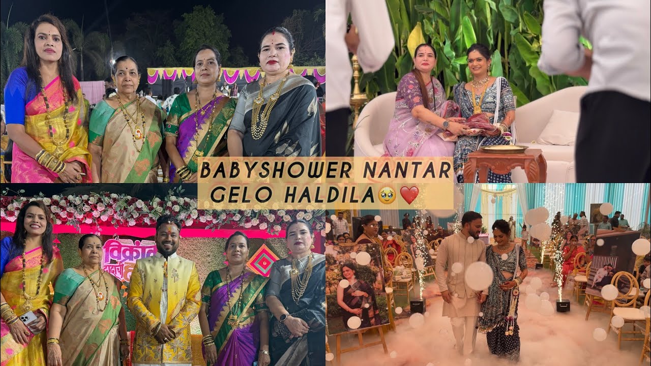 BABYSHOWER DECORATION BAGHUN JAAM BHARI VATLA😍