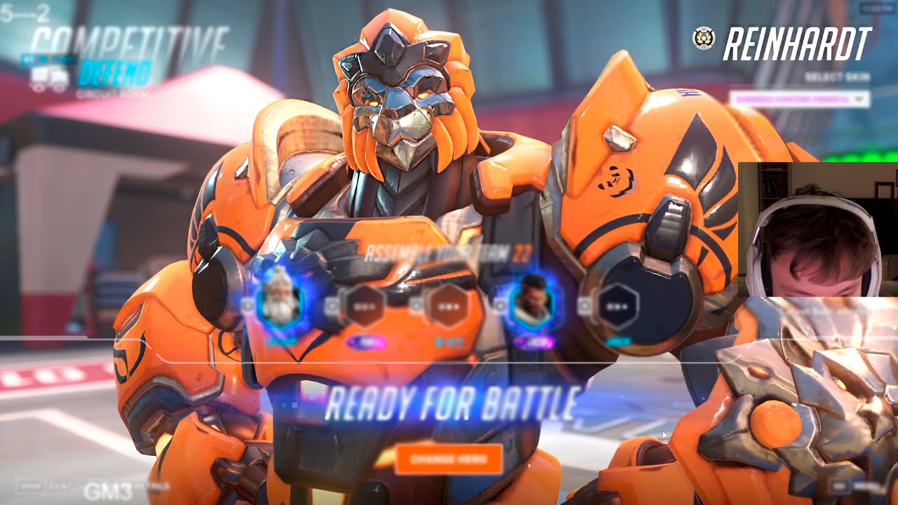 LHCLOUDY REINHARDT GAMEPLAY - OVERWATCH 2 SEASON 14