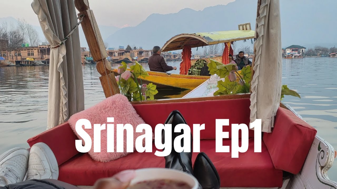Honeymoon in Srinagar EP-1 | Flight Journey, Dal Lake Shikara Ride & First Impressions of Kashmir