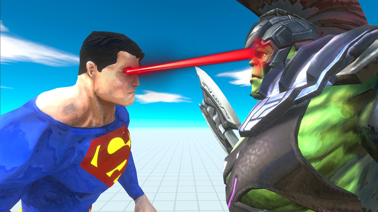 Hulk Warrior & Super Hero LASER WAR 💥 Who Survives? | Animal Revolt Battle Simulator