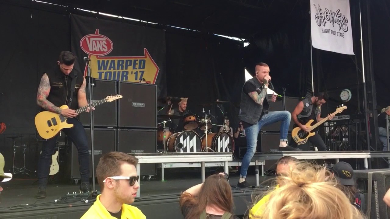 Memphis May Fire - The Sinner live at Warped Tour 2017 in Salem OR