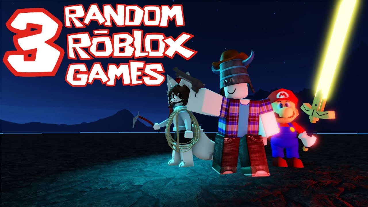 WE ARE SO BACK! | 3 Random Roblox Games