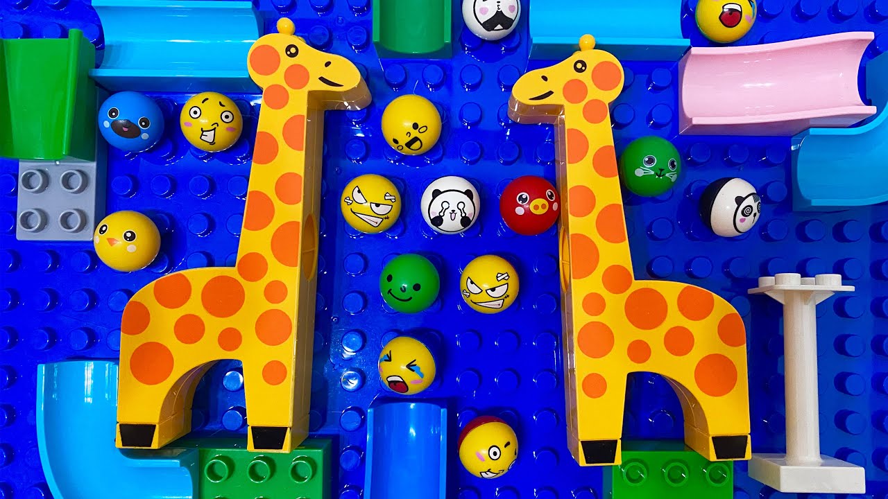 T-REX 🦖Dinosaur　Satisfying  Marble Track Set     Rolling Ball Sculpture  Marble Run   ASMR  LEGO