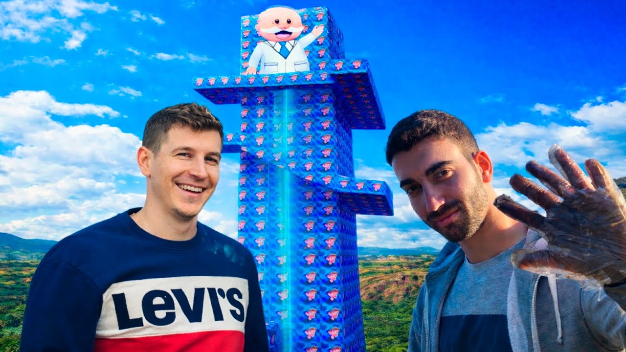 La torre imposible de lava en d&uacute;o! *MiloTowers*