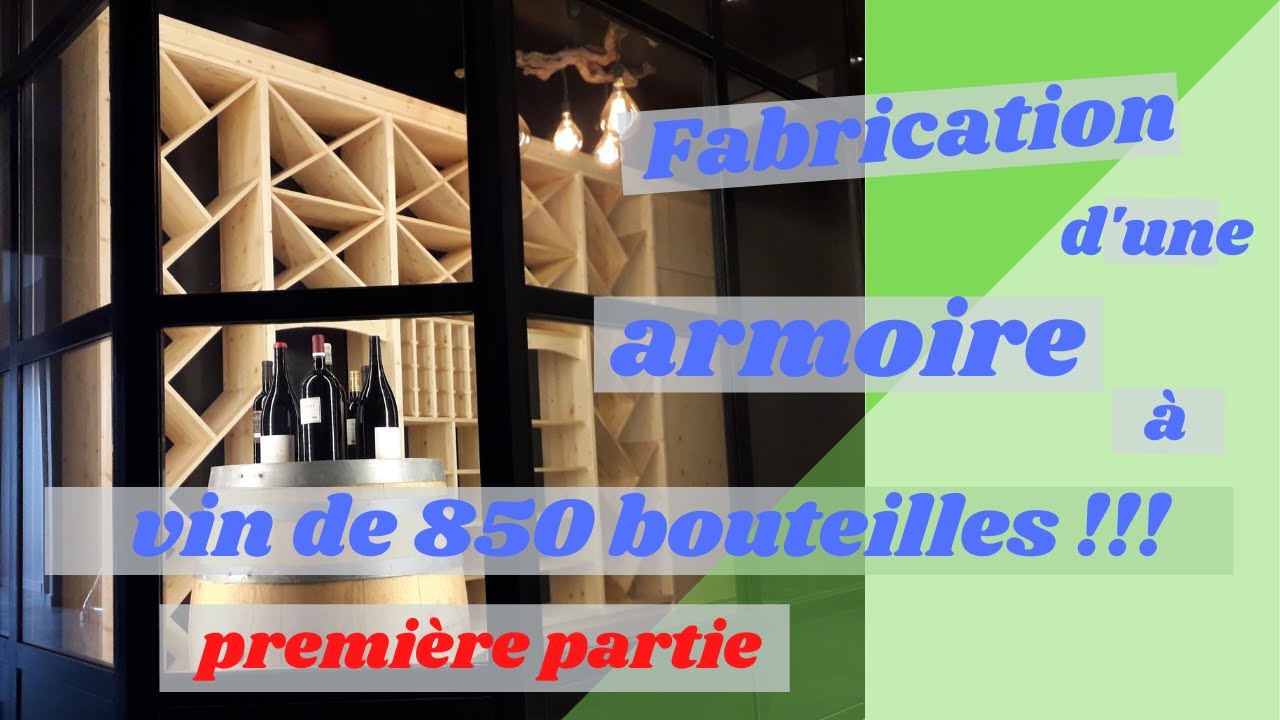 Armoire/cave à vin 850 bouteilles partie 1