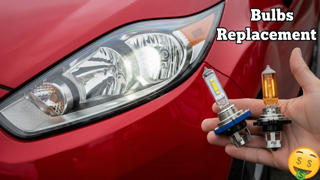 Ford Fiesta Headlight & Turn Signal Bulb Replacement (2011-2016)