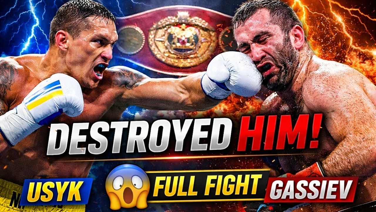 Usyk HUMILIATES an Undefeated Knockout Monster 😳Oleksandr Usyk vs Murat Gassiev Full Fight Breakdown