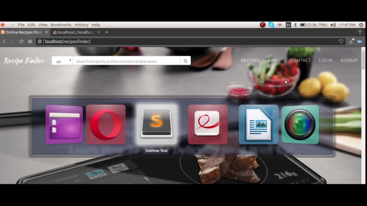 Web Technology demonstration UNIVERSITY