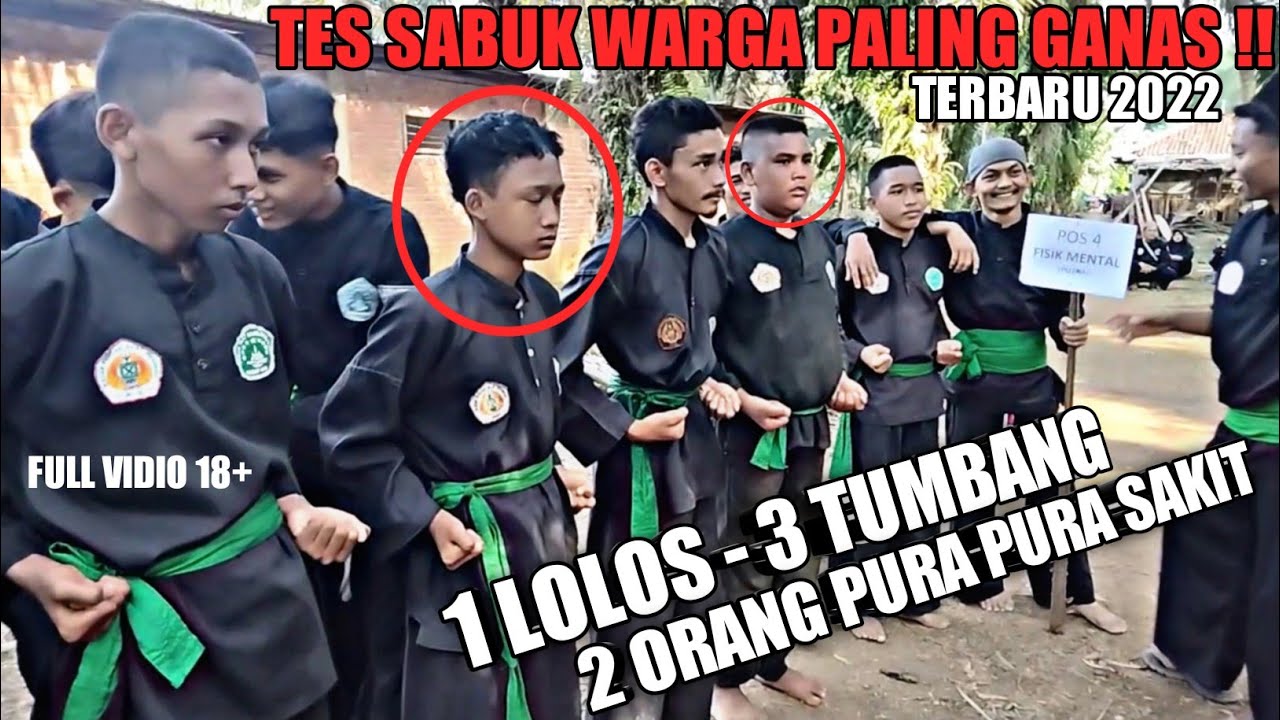 Tes Sabuk Warga Pagar Nusa 2022 ‼️Sangat Mengerikan ...