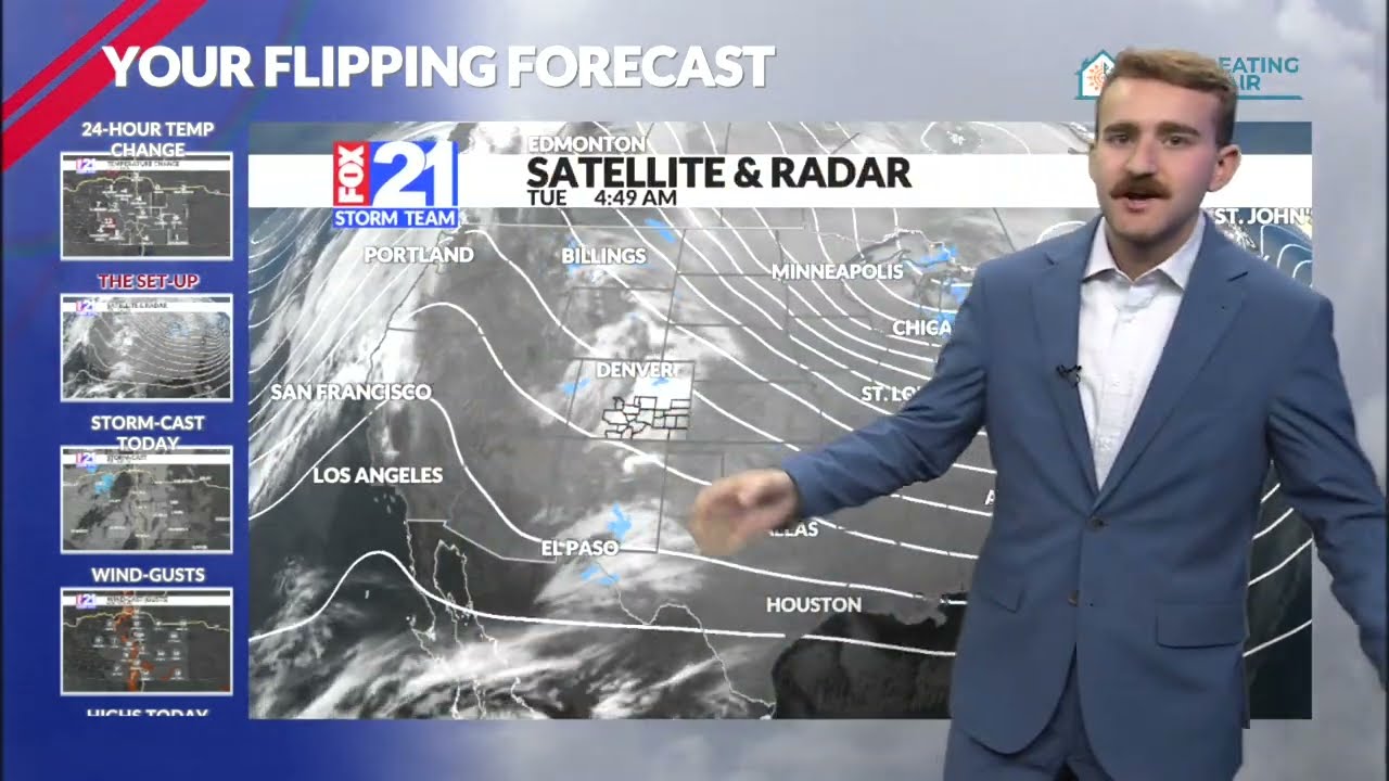 Warmer, Mild temperatures in Colorado for Tuesday