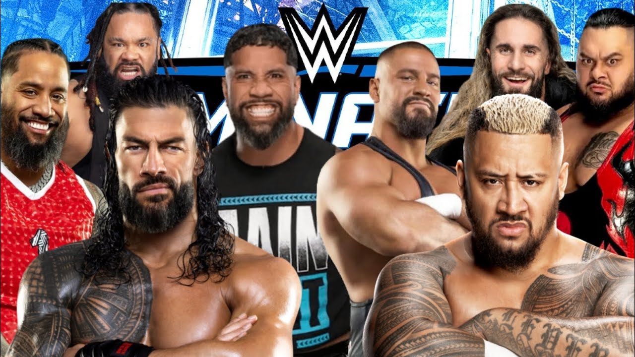 8 man tag team match team roman reigns vs team solo sikoa 