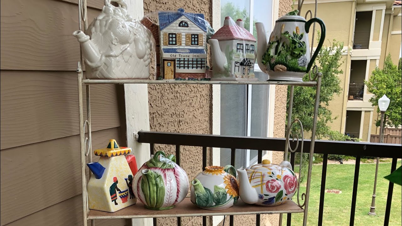 My Thrifted Teapot Collection