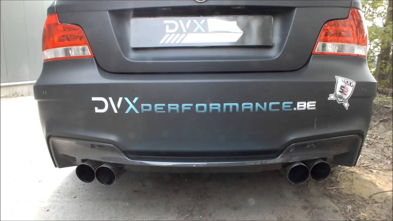 BMW 1M Supersprint Racing Exhaust @ DVX Performance Belgium