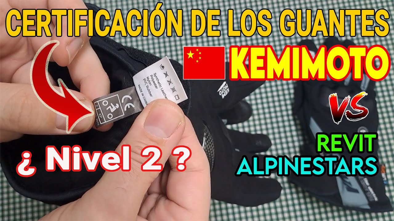 La IN-CREIBLE certificación de los guantes calefactables KEMIMOTO ¿Nivel 2? vs REVIT y ALPINESTARS