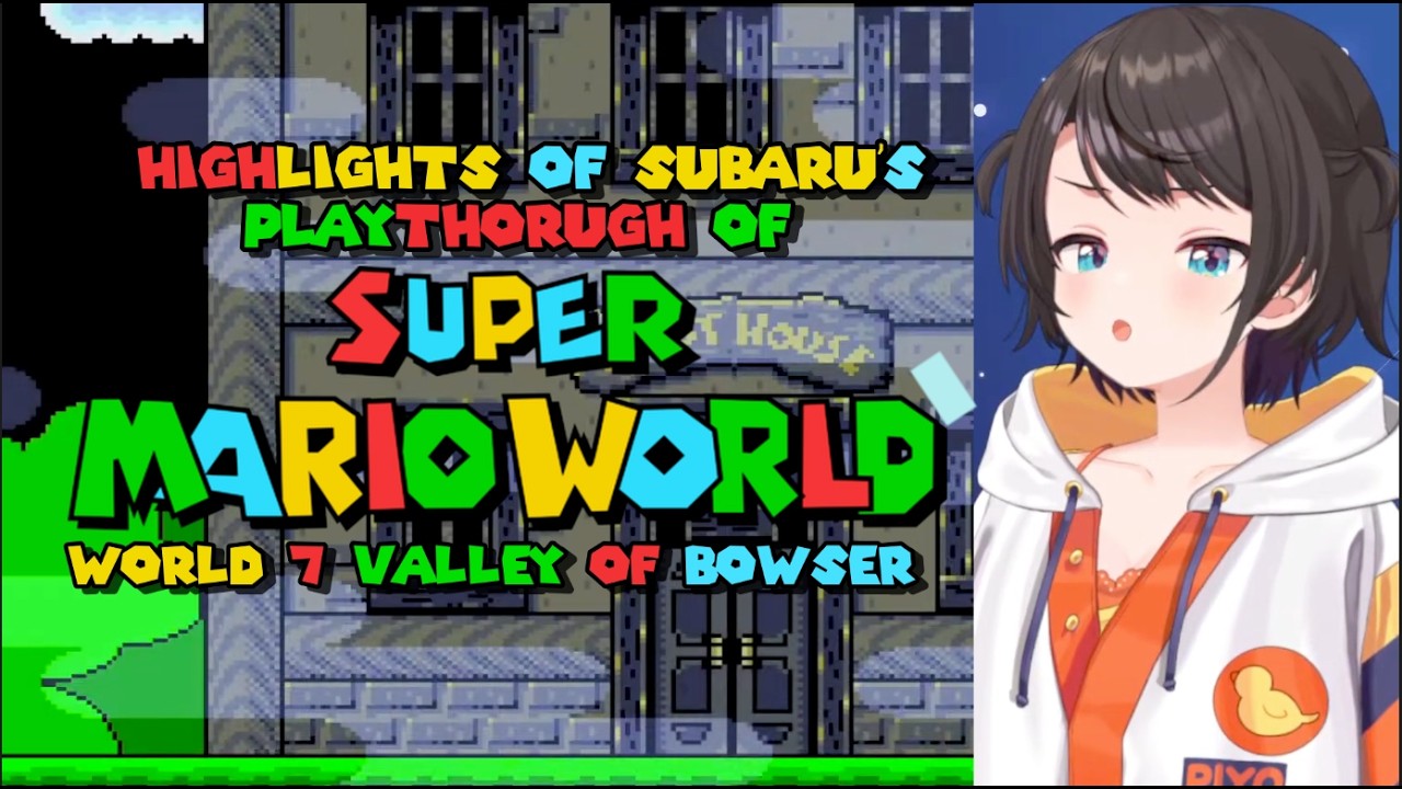 Subaru screams her way through Bowser Valley to the Ghost House EN SUBS