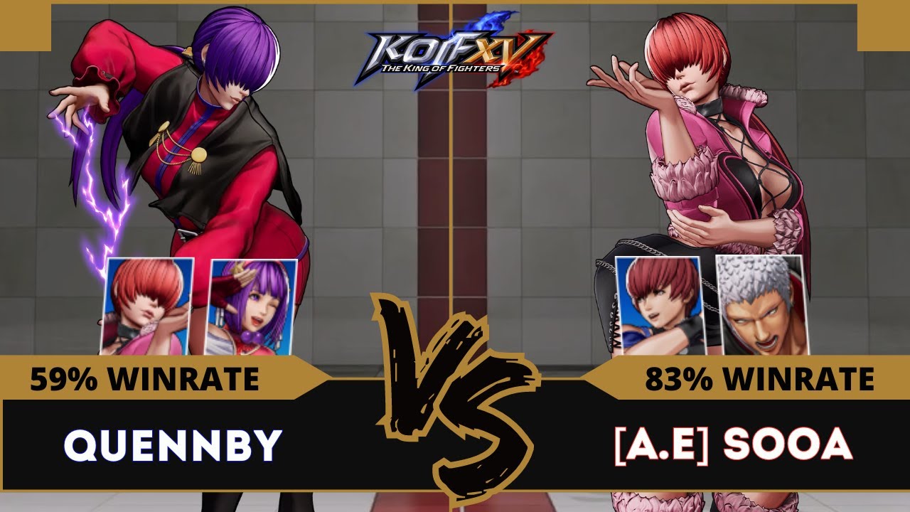KOFXV🕹️QUENNBY (O.Shermie/Athena/Shermie) vs [A.E] SOOA (Chris/O.Yashiro/Shermie)🕹️Replay Match