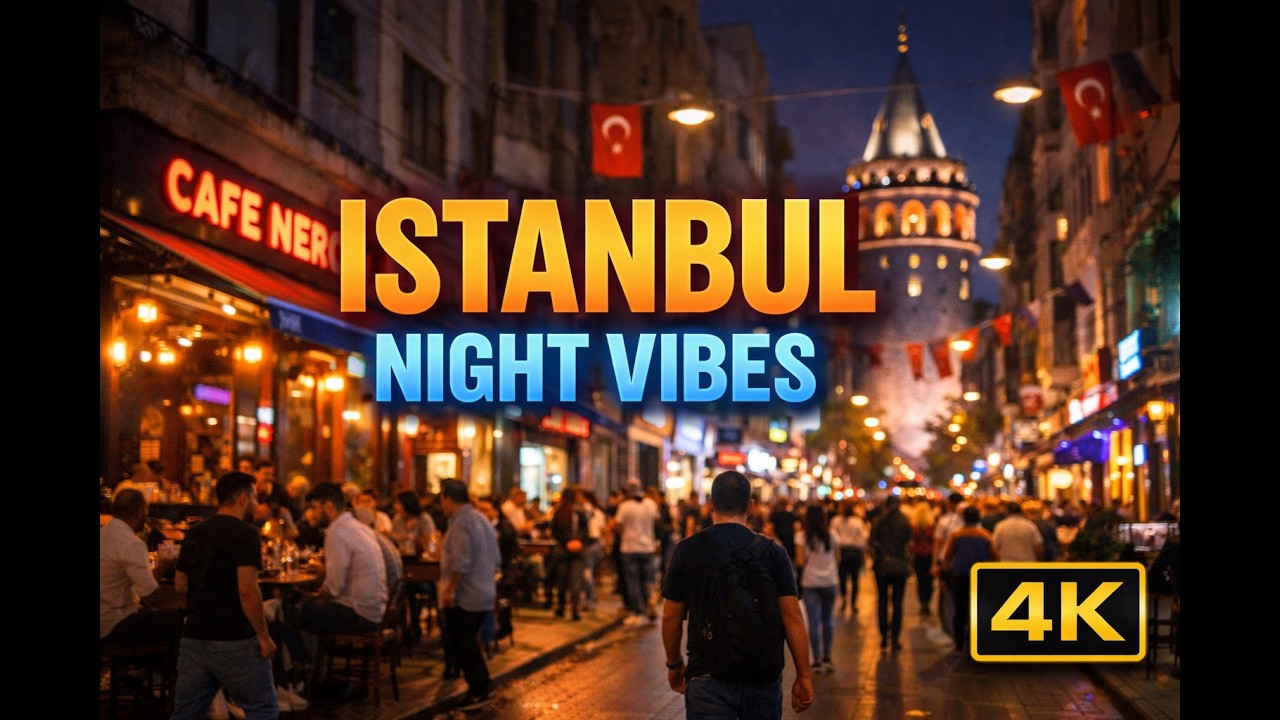 Night Walk in Istanbul: Taksim to Cevahir Mall | 4K POV (Cevahir Mall & Streets)