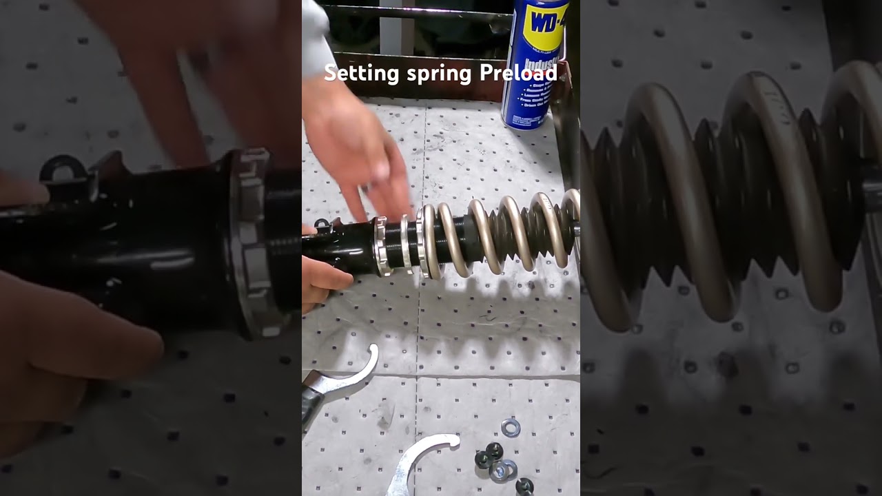 Easy way to set preload on BC coilovers. #automobile #srt #srtpowered #racing #trackcar #bccoilovers
