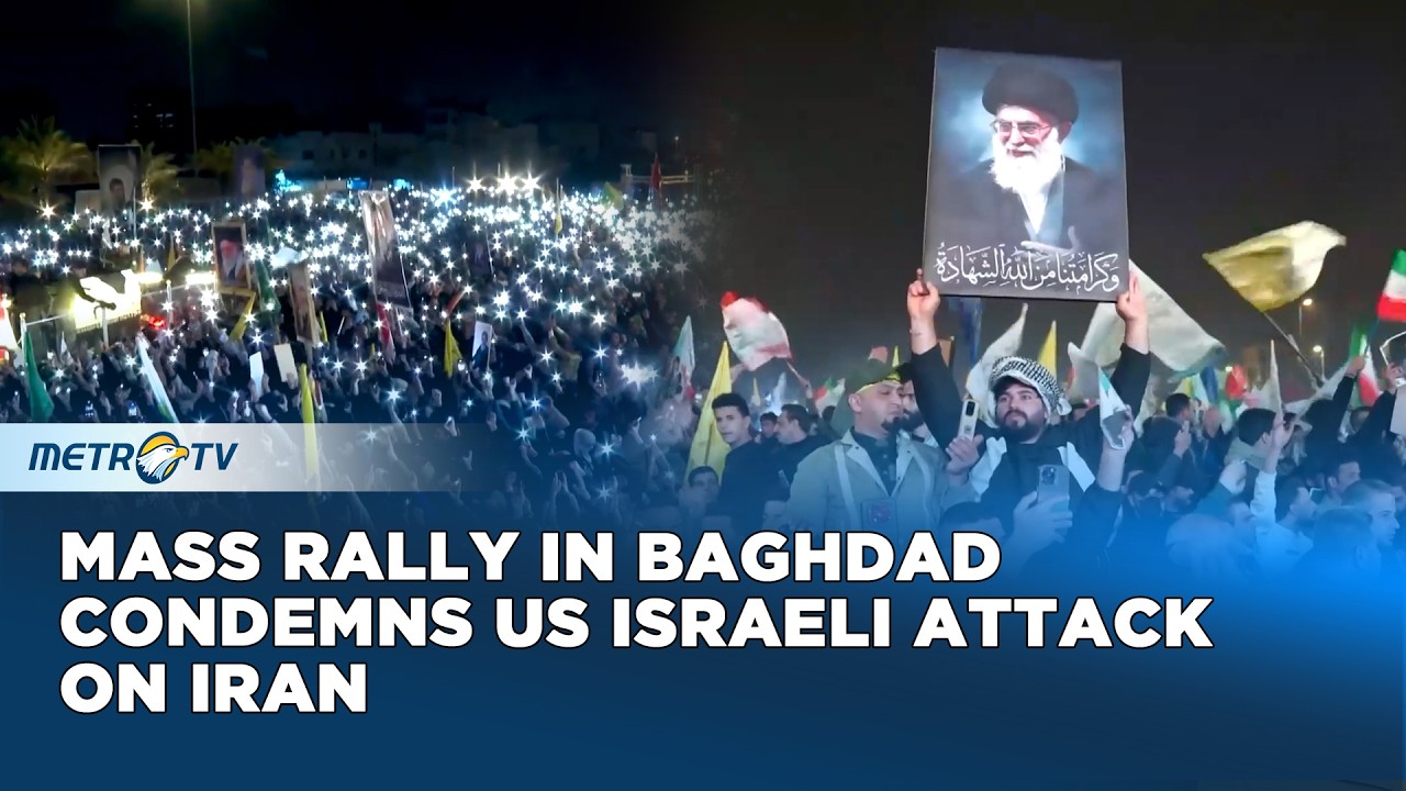 Baghdad Protesters Demand Justice for Iran After Strikes