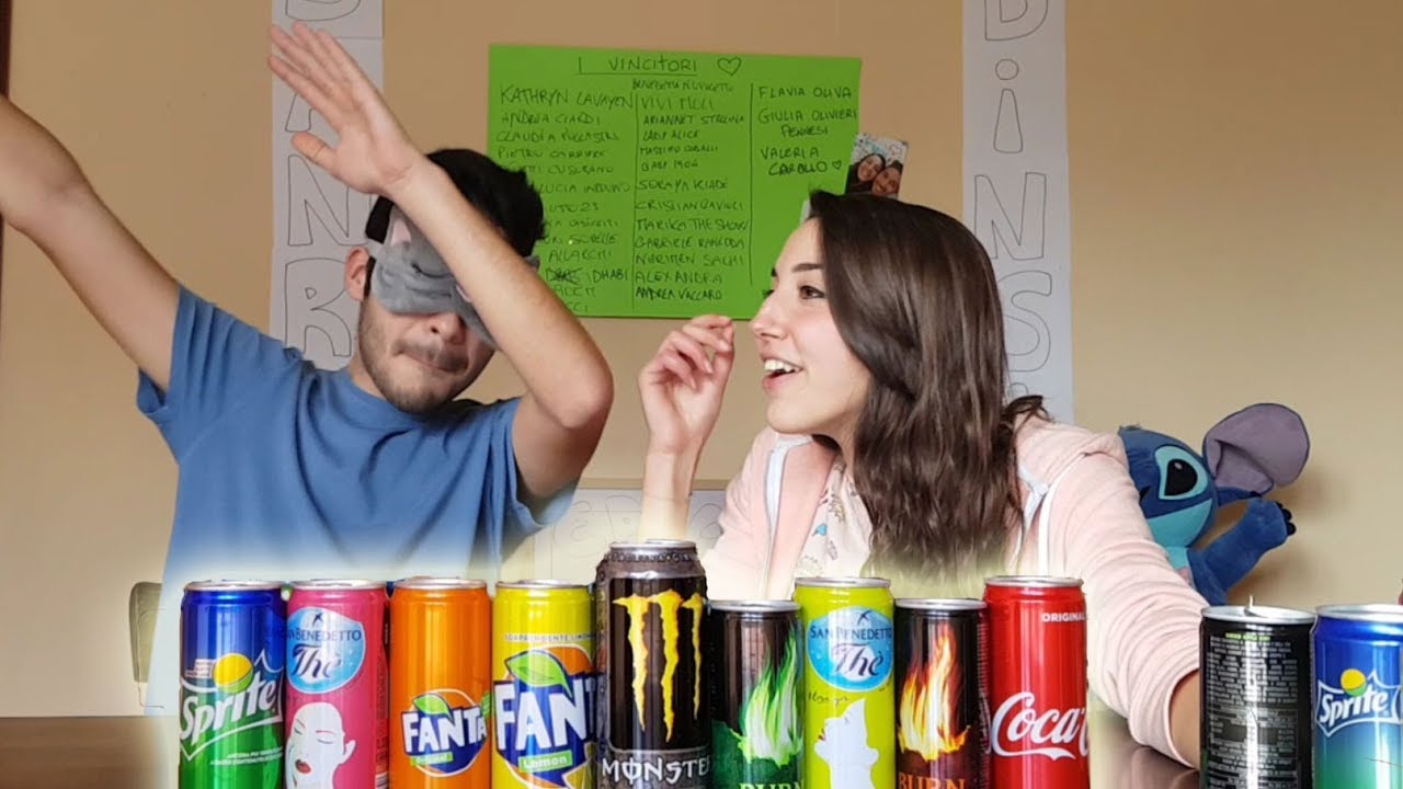 STAVOLTA TOCCA A ERICK! INDOVINA LA BIBITA IN LATTINA CHALLENGE