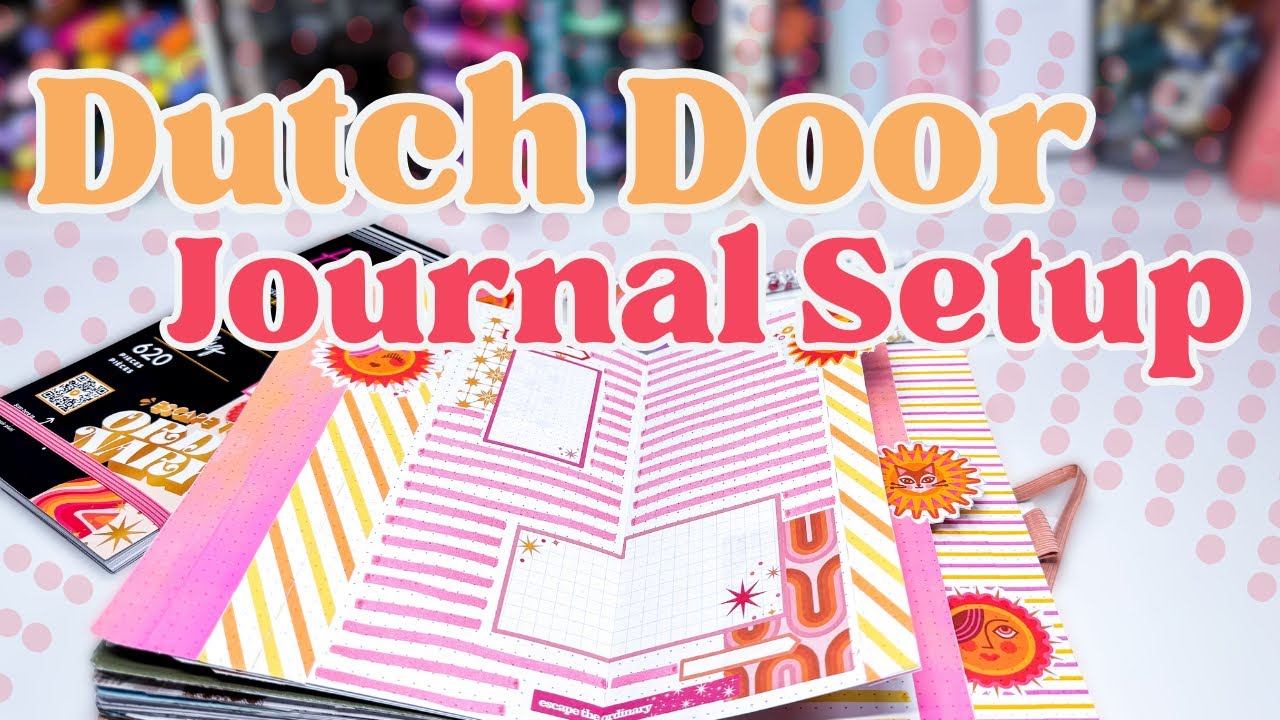 Weekly Creative Journal Setup & Plan With Me August 2024 [Dutch Door Spread]