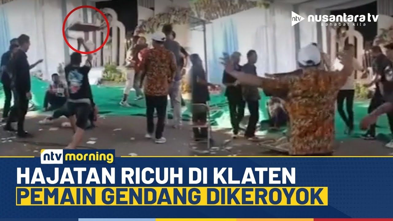 Geger! Pesta Pernikahan di Klaten Ricuh, Pemain Musik Dikeroyok Pakai Kursi | NTV MORNING