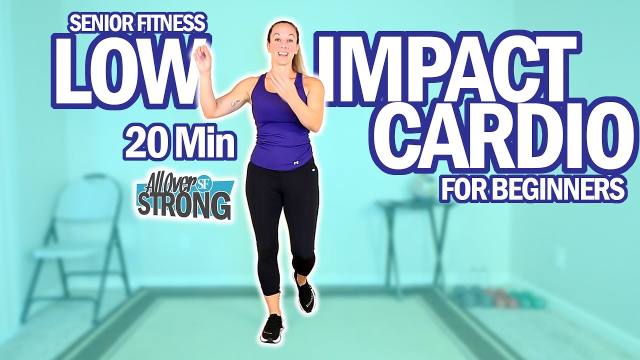 Senior Fitness 20 Min Low Impact Cardio Workout For Beginners 👍👌