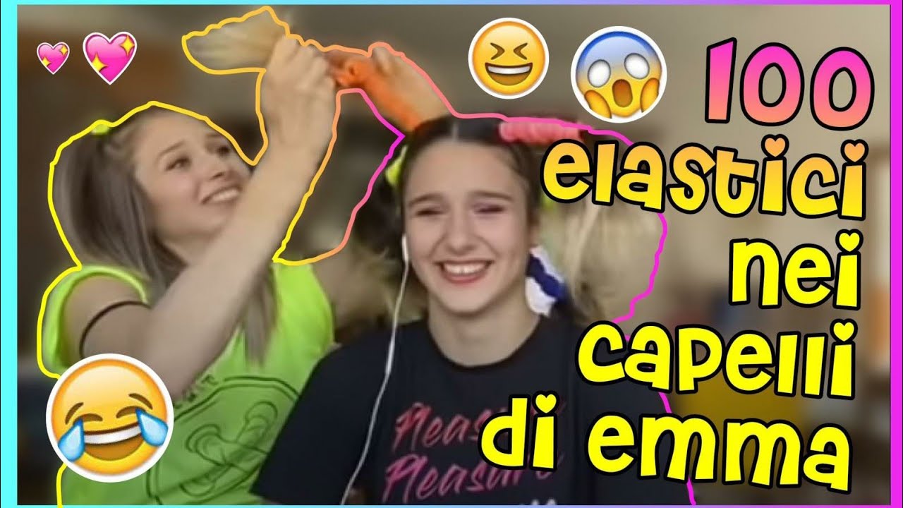 100 ELASTICI NEI CAPELLI di EMMA e GIADA GRISETTI CHALLENGE!!! Le ginnaste del CSB