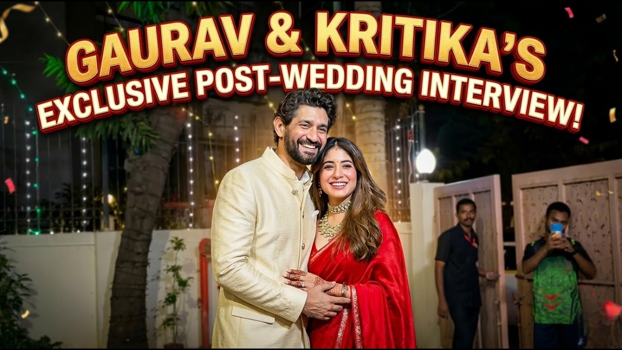 First Glimpse Of Kritika Kamra and Gaurav Kapur After Wedding