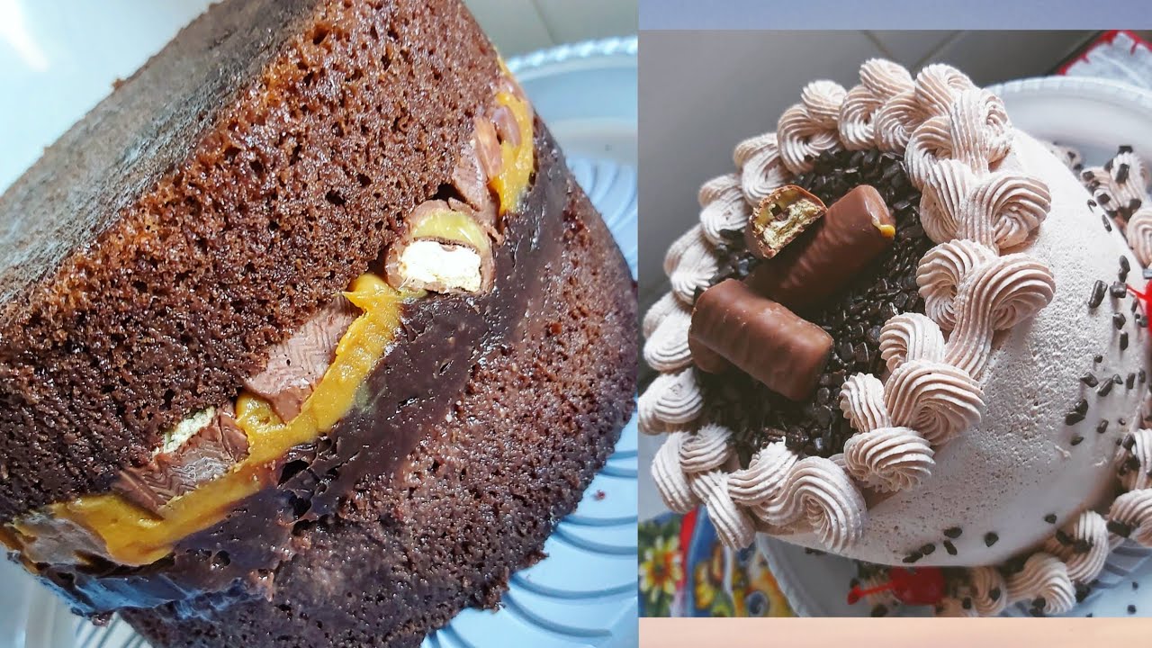 BOLO TWIX | RECEITA DE BOLO CHOCOLATE TWIX