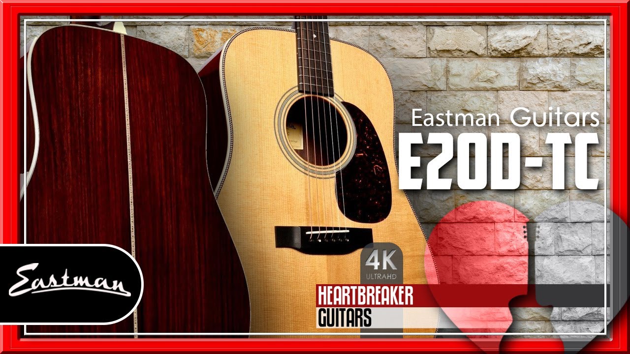Beautiful Rosewood on this E20D-TC from Eastman Guitars | 4k Video