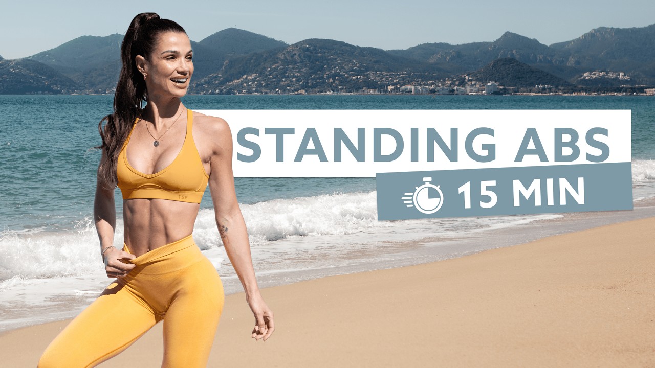 20MIN ABDOS ET VENTRE PLAT DEBOUT ! Gainage, intense, rapide - Strong Sissy Mua