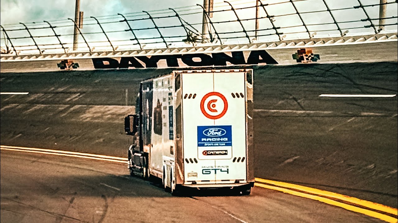 Daytona!  Load in and set up day!  