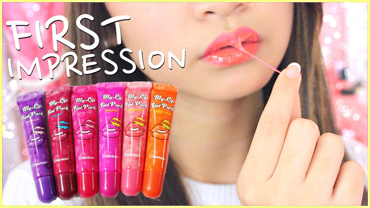 FIRST IMPRESSION: Berrisom My Lip Tint Pack♡베리썸 웁스 마이 립 틴트팩